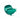 Échantillon mélange de peinture acrylique métallisée vert aqua  appliqué à la spatule sur fond blanc