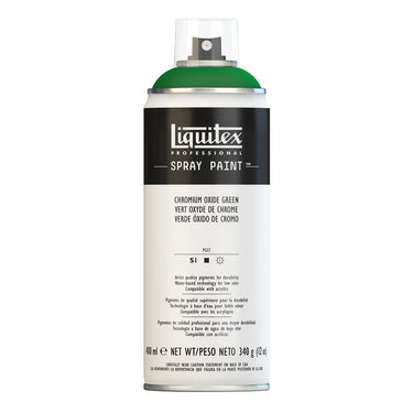 Liquitex peinture acrylique en aérosol, 400ML, Vert Oxyde de Chrome (produit en gros plan sur fond blanc)