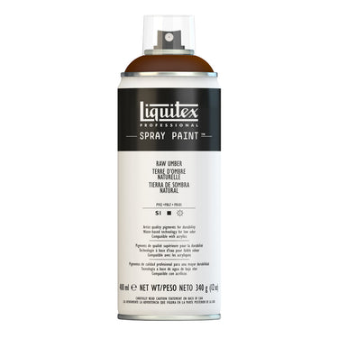Liquitex peinture acrylique en aérosol, 400ML, Terre d'Ombre Naturelle (produit en gros plan sur fond blanc)