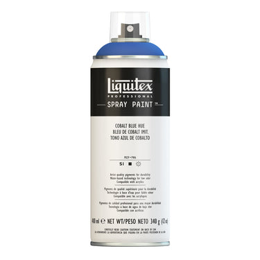 Liquitex peinture acrylique en aérosol, 400ML, Bleu de Cobalt Imitation (produit en gros plan sur fond blanc)