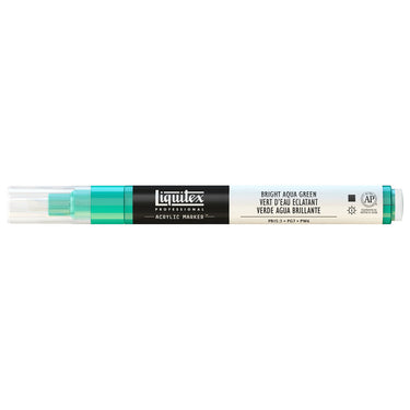Liquitex Marqueur acrylique Vert d'Eau Éclatant - 2MM produit en gros plan sur fond blanc.