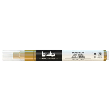 Liquitex Marqueur acrylique Jaune Bronze - 2MM produit en gros plan sur fond blanc.