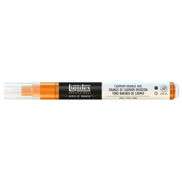 2MM Marquer Acrylicque, Orange de Cadmium Imitation, (produit en gros plan sur fond blanc)