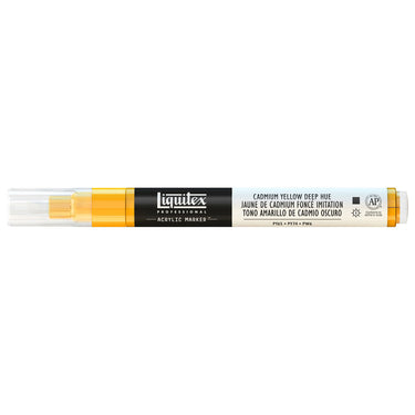 2MM Marquer Acrylicque, Jaune de Cadmium Foncé Imitation, (produit en gros plan sur fond blanc)