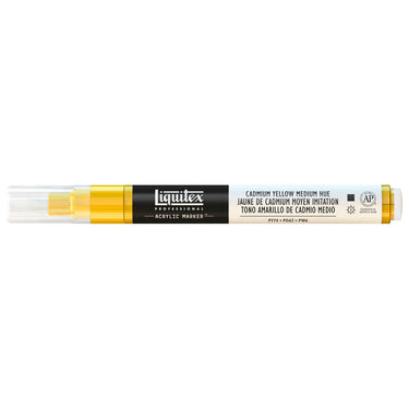 2MM Marquer Acrylicque, Jaune de Cadmium Moyen Imitation, (produit en gros plan sur fond blanc)