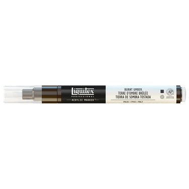 Liquitex Marqueur acrylique Terre d'Ombre Brûlée - 2MM produit en gros plan sur fond blanc.