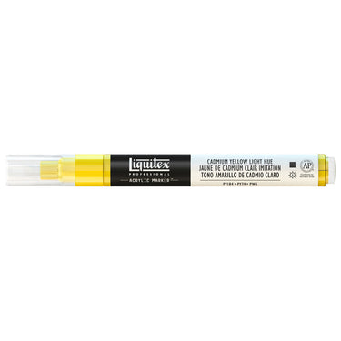 2MM Marquer Acrylicque, Jaune de Cadmium Clair Imitation, (produit en gros plan sur fond blanc)