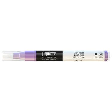 Liquitex Marqueur acrylique Violet Clair - 2MM produit en gros plan sur fond blanc.