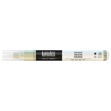 Liquitex Marqueur acrylique Parchemin - 2MM produit en gros plan sur fond blanc.