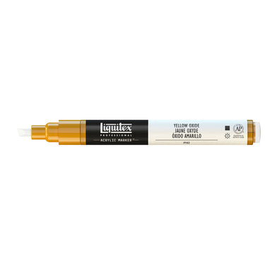 Liquitex Marqueur acrylique Jaune Oxyde - 2MM produit en gros plan sur fond blanc.