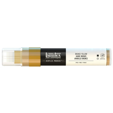 Liquitex Marqueur acrylique Jaune Bronze - 15MM produit en gros plan sur fond blanc.