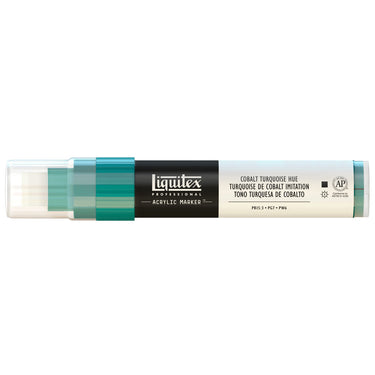 Liquitex Marqueur acrylique Turquoise de Cobalt Imitation - 15MM produit en gros plan sur fond blanc.