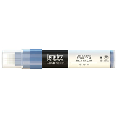 Liquitex Marqueur acrylique Violet Bleu Clair - 15MM produit en gros plan sur fond blanc.