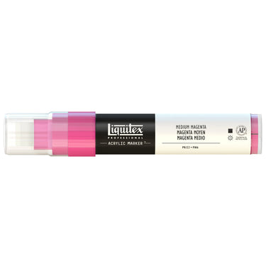 15MM Marquer Acrylicque, Magenta Moyen, (produit en gros plan sur fond blanc)