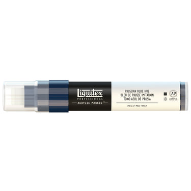 Liquitex Marqueur acrylique Bleu de Prusse Imitation - 15MM produit en gros plan sur fond blanc.
