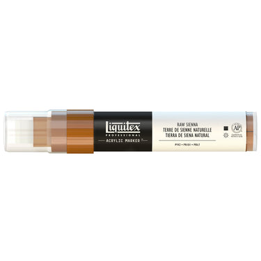 Liquitex Marqueur acrylique Terre de Sienne Naturelle - 15MM produit en gros plan sur fond blanc.