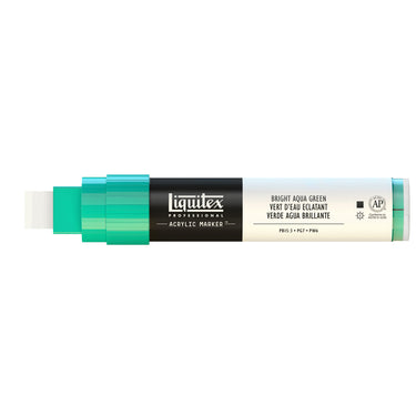 Liquitex Marqueur acrylique Vert d'Eau Éclatant - 15MM produit en gros plan sur fond blanc.
