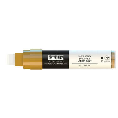 Liquitex Marqueur acrylique Jaune Bronze - 15MM produit en gros plan sur fond blanc.