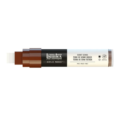 Liquitex Marqueur acrylique Terre de Sienne Brûlée - 15MM produit en gros plan sur fond blanc.
