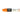 Gros plan d'un marqueur acrylique Liquitex 15MM, sans capuchon, Orange de Cadmium Imitation. Sur Fond Blanc.