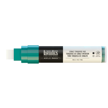 Liquitex Marqueur acrylique Turquoise de Cobalt Imitation - 15MM produit en gros plan sur fond blanc.