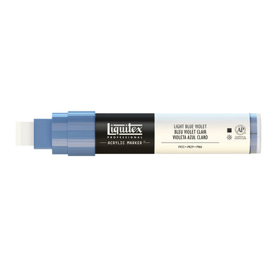 Liquitex Marqueur acrylique Violet Bleu Clair - 15MM produit en gros plan sur fond blanc.