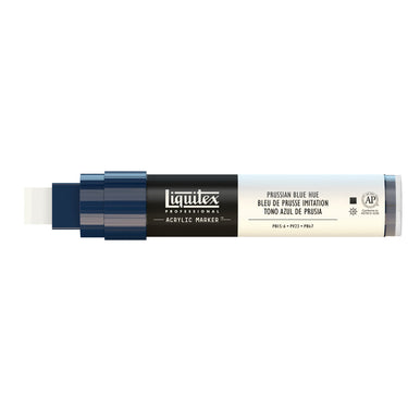 Liquitex Marqueur acrylique Bleu de Prusse Imitation - 15MM produit en gros plan sur fond blanc.