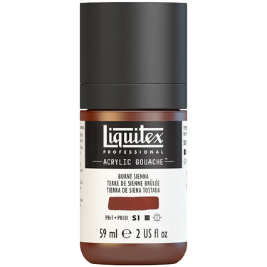 Gouache Acrylique Liquitex Terre de Sienne Brûlée 59ML (produit en gros plan sur fond blanc)