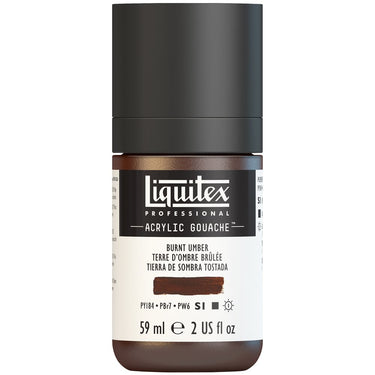 Gouache Acrylique Liquitex Terre d'Ombre Naturelle 59ML (produit en gros plan sur fond blanc)