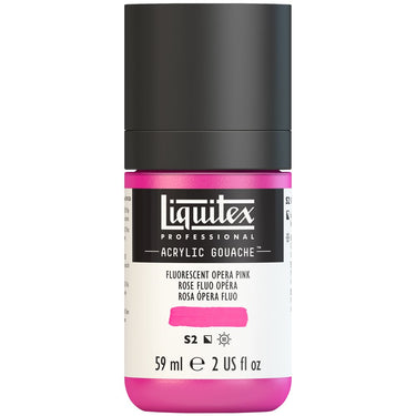 Gouache Acrylique Liquitex Rose Fluo Opéra 59ML (produit en gros plan sur fond blanc)