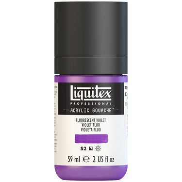 Gouache Acrylique Liquitex Violet Fluorescent 59ML (produit en gros plan sur fond blanc)