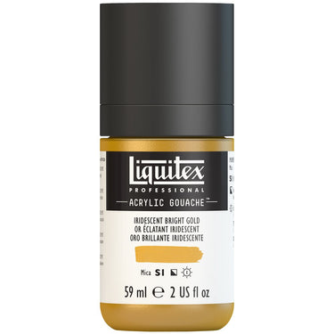 Gouache Acrylique Liquitex Or Éclatant Iridescent 59ML (produit en gros plan sur fond blanc)