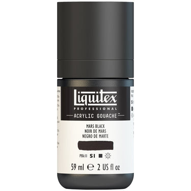 Gouache Acrylique Liquitex Noir de Mars 59ML (produit en gros plan sur fond blanc)