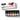 Coffret Acrylique Gouache - 6x59ml - Couleurs Fluorescentes disposés en 1 plateaux noirs, montrant les couleurs du coffret