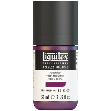 Gouache Acrylique Liquitex Violet Prismatique 59ML (produit en gros plan sur fond blanc)