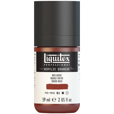 Gouache Acrylique Liquitex Rouge Oxyde 59ML (produit en gros plan sur fond blanc)