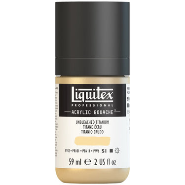 Gouache Acrylique Liquitex Titane Écru 59ML (produit en gros plan sur fond blanc)