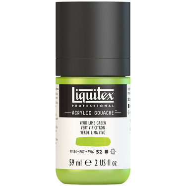 Gouache Acrylique Liquitex Vert Vif Citron 59ML (produit en gros plan sur fond blanc)