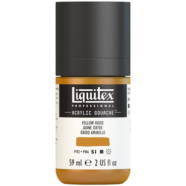 Gouache Acrylique Liquitex Jaune Oxyde 59ML (produit en gros plan sur fond blanc)