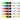 LQX ACRYLIC MARKER SET 6X 2-4MM FLUORESCENTS [CONTENTS] 887452001416