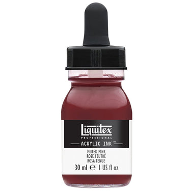 Liquitex Encres Acrylique, 30ML, Rose Feutré (produit en gros plan sur fond blanc)