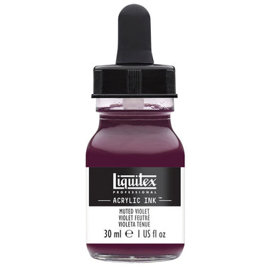 Liquitex Encres Acrylique, 30ML, Violet Feutré (produit en gros plan sur fond blanc)