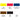 LQX ACRYLIC INK SET 6X30ML ESSENTIALS [SWATCHES] 887452997481