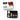 Coffret encres Acrylique - Technique de lissage (pouring) - Couleurs Primaires disposés en 1 plateaux noirs, montrant les couleurs du coffret