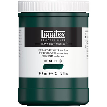 LQX HEAVY BODY ACRYLIC 946ML 317 PHTHALOCYANINE GREEN BLUE SHADE 887452030423
