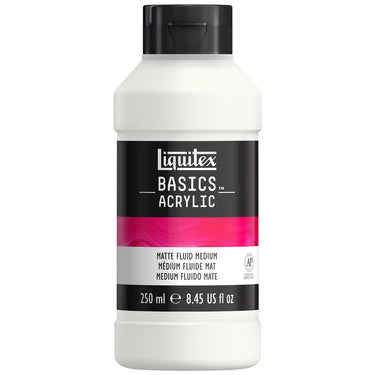 Fluide Mat Liquitex BASICS 250ML (produit en gros plan sur fond blanc)