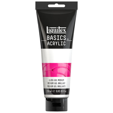 Gel Medium Brillant Liquitex BASICS 250ML (produit en gros plan sur fond blanc)