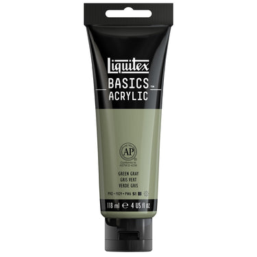 Liquitex Basics, 118ML, Gris Vert (produit en gros plan sur fond blanc)