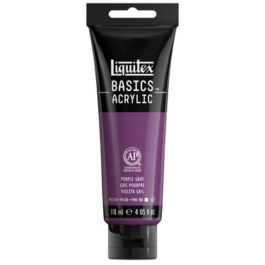Liquitex Basics, 118ML, Gris Pourpre (produit en gros plan sur fond blanc)