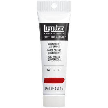Liquitex acrylique heavy body rouge orange quinacridone